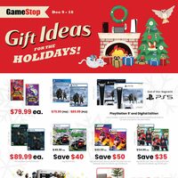 Gamestop.ca - Gift ideas For The Holidays Flyer