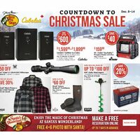 Cabelas - Weekly Deals - Countdown To Christmas Sale Flyer