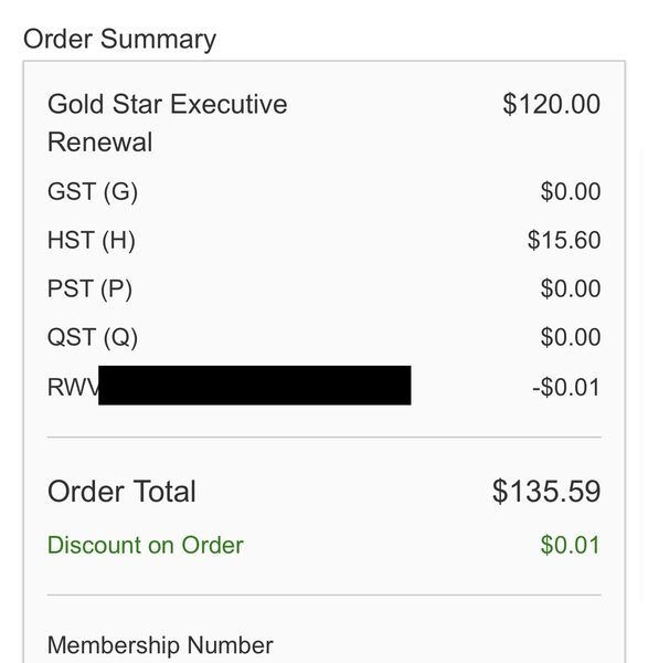 [Costco] Costco.ca New Membership Offer (60 Voucher for Executive