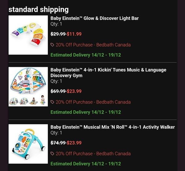 [Bed Bath And Beyond] Baby Einstein Discovery Gym & 4 in 1 Activity Walker 5760 Off & Extra 20
