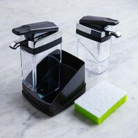 Casabella Sink Sider Duo Soap Dispenser With Sponge 