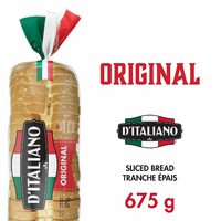 D Italiano White or Whole Wheat Bread 