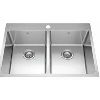 Kindred Drop-in Double Kitchen Sink