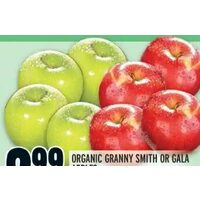 Organic Granny Smith or Gala Apples