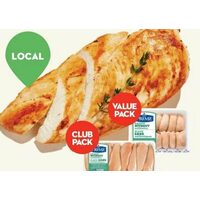 Maple Leaf Prime Raised Without Antibiotics Boneless, Skinless Chicken Breasts Or Thighs