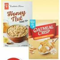 General Mills Oatmeal Crisp, Chex or PC Cereal