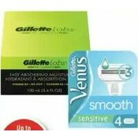 Gillette Labs Fast Absorbing Moisturizer, Fusion5 or Venus Cartridges