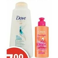 L'Oreal Hair Expertise Treatments, Men Expert Styling or Dove Hair Care Products