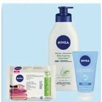 Nivea Body Lotions, Creams or Biodegradable Facial Wipes