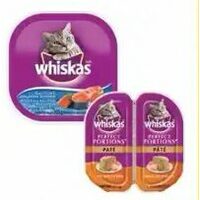Whiskas Singles or Perfect Portions Wet Cat Food
