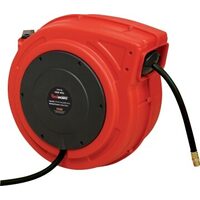 Reelworks 1/2 In. X 50 Ft Retractable Enclosed Air Hose Reel