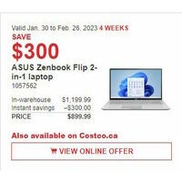 Asus Zenbook Flip 2-in-1 Laptop