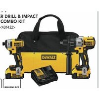 DeWalt Hammer Drill & Impact Driver Combo Kit
