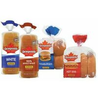 Dempster's White Or 100% Whole Wheat bread Or Hamburger Or Hot Dog Buns 