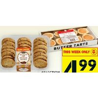 Selection Value Pack or Mini Cookies or Grandmother’s Butter Tarts