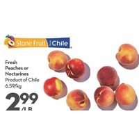 Fresh Peaches Or Nectarines