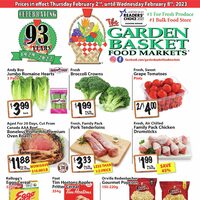 The Garden Basket - Weekly Specials Flyer