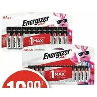 Energizer Max AA Or AAA Batteries