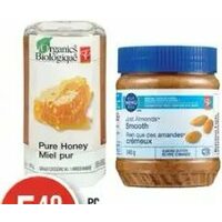 Pc Organics Pure Honey Or Blue Menu Almond Butter 