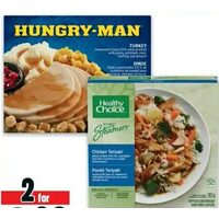 Healthy Choice Steamers, Hungry-Man Meals or Swanson Vegetables 