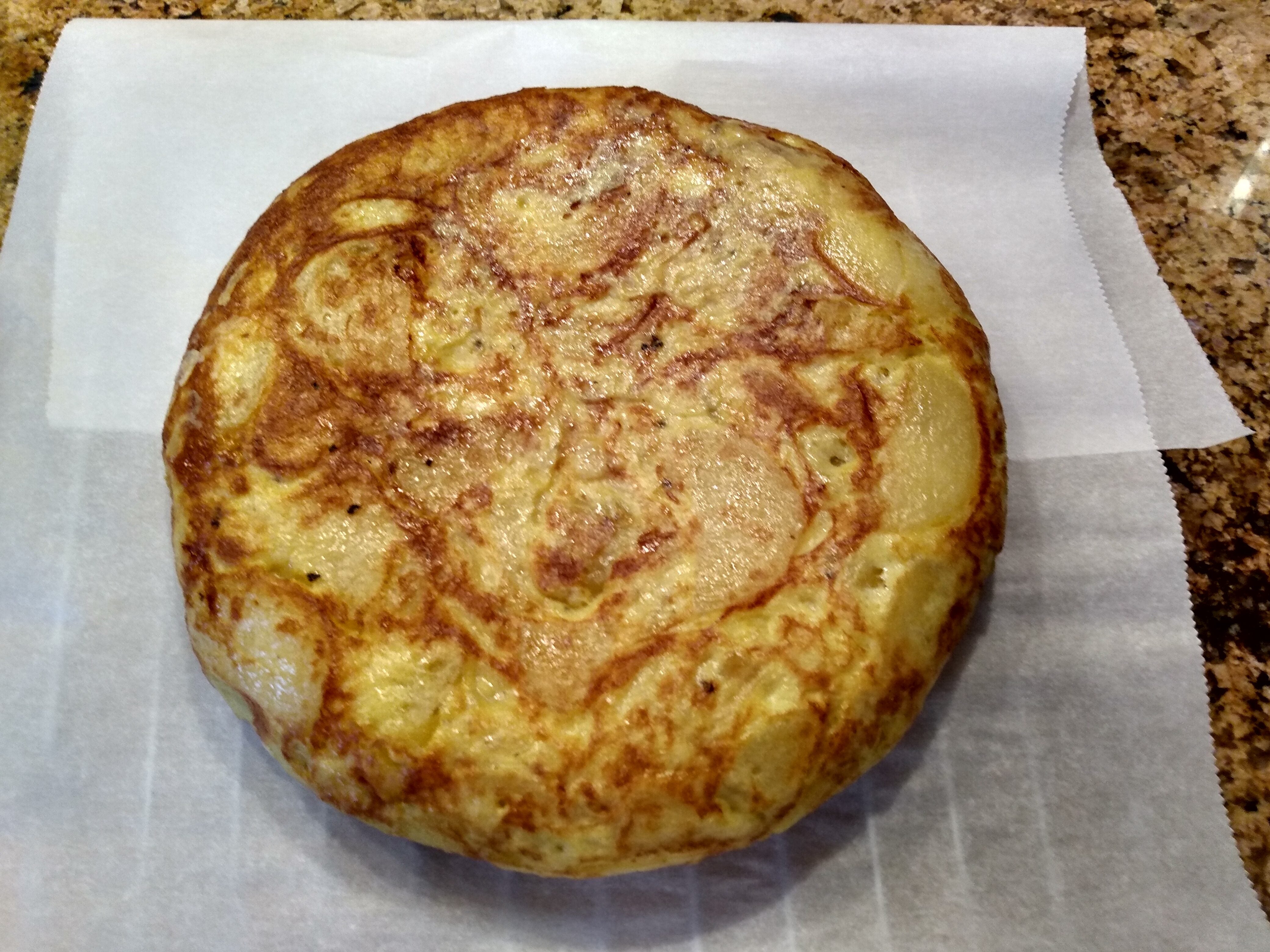 Tortilla Espanola common ingredients usually on hand