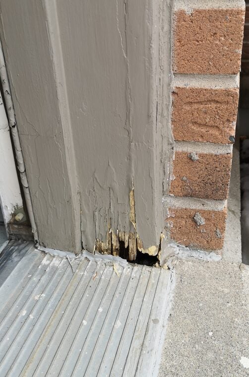 Exterior door frame repair Forums