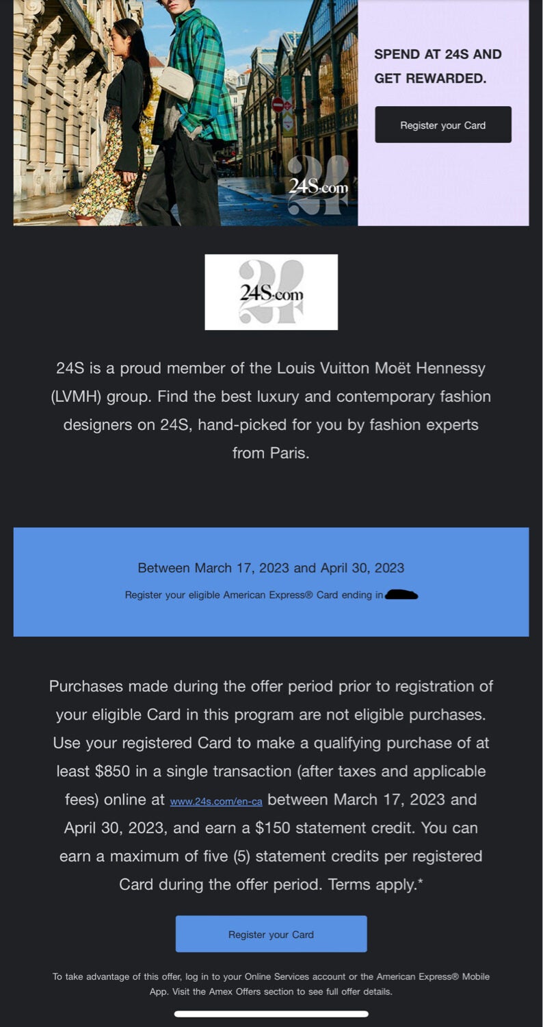 Louis Vuitton AMEX