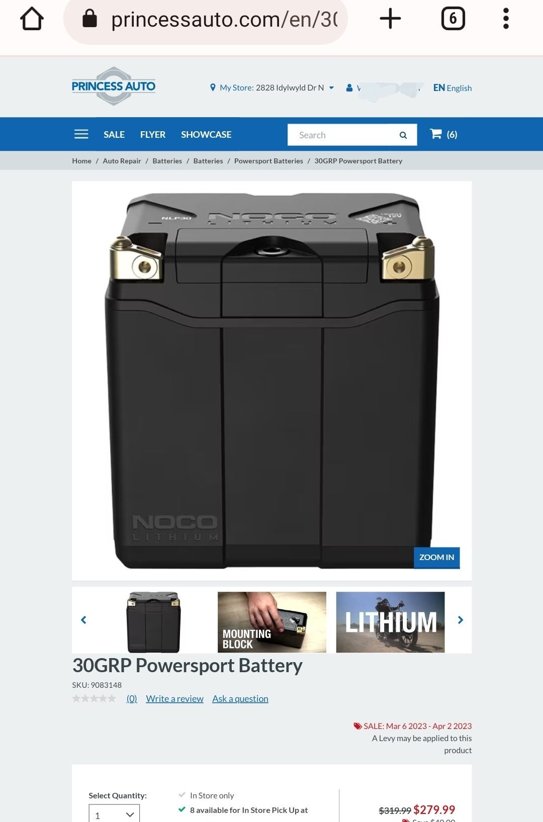 [Canadian Tire] Greenworks Glider 38lb trolling motor 36" composite