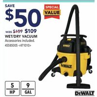 Dewalt Wet/Dry Vacuum