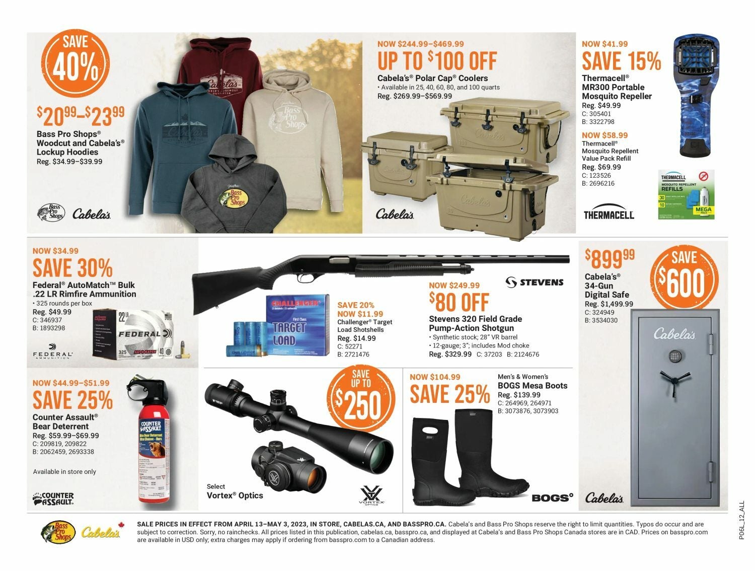 Bass Pro Shops Weekly Flyer - Spring Fishing Classic (AB) - Apr 13