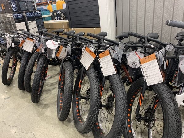 Costco northrock fat cheap tire bike