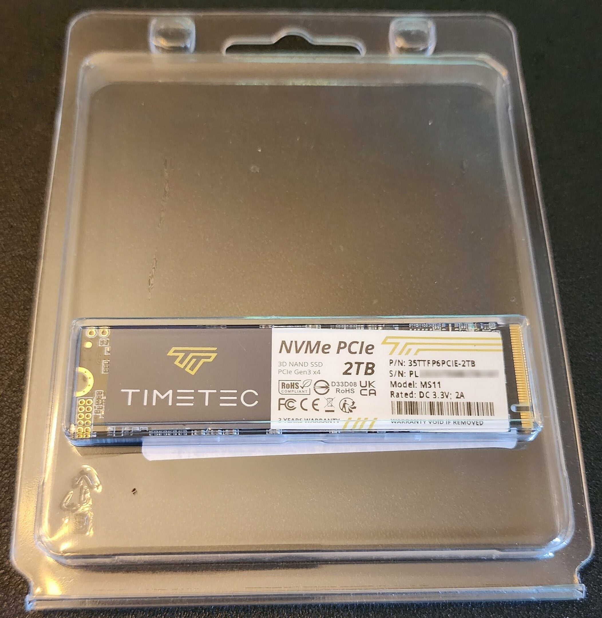 パソコン Timetec 1TBx2 2 Pack SSD NVMe PCIe Gen3x4 8Gb/s M.2 2280 3D NAND TLC Timetec 1TBx2 (2 Pack) SSD 3D NAND TLC SATA III 6Gb⁄s M.2 2280 NGFF