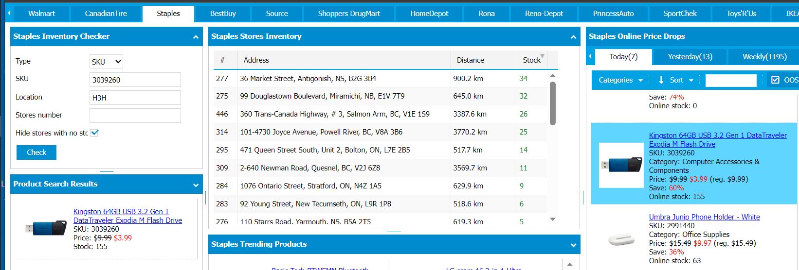 [Staples] Kingston 64GB USB 3.2 Gen 1 DataTraveler Exodia M Flash Drive 4 still available in at
