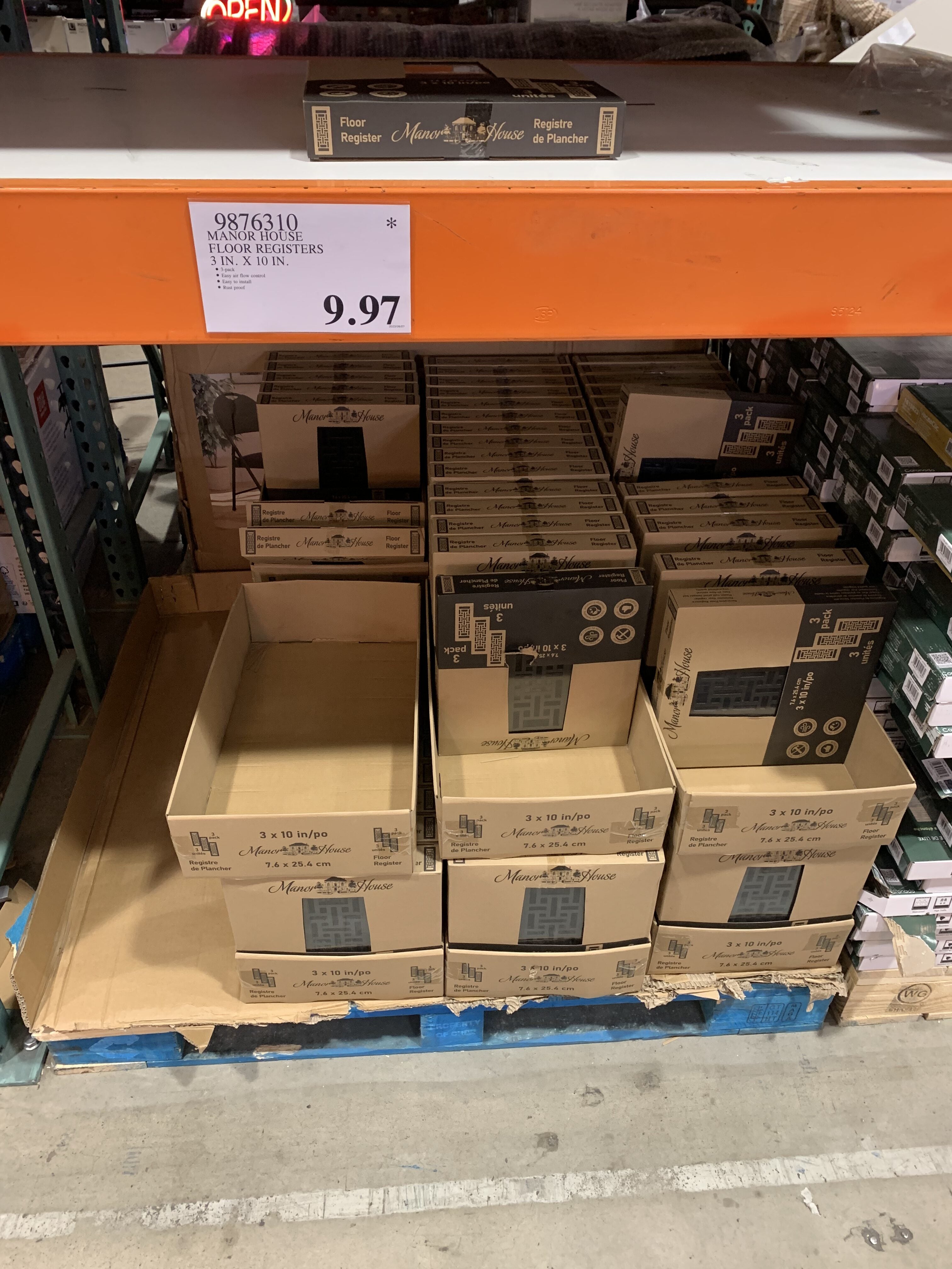 [Costco] 4” metal floor vent registers (3 pack) 10 Page 2