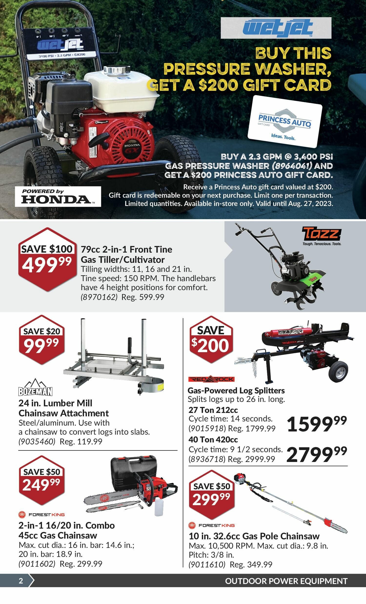 Princess Auto Weekly Flyer - 2 Week Sale - Clean Up on Great Deals