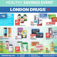 London Drugs - Healthy Savings Event Flyer