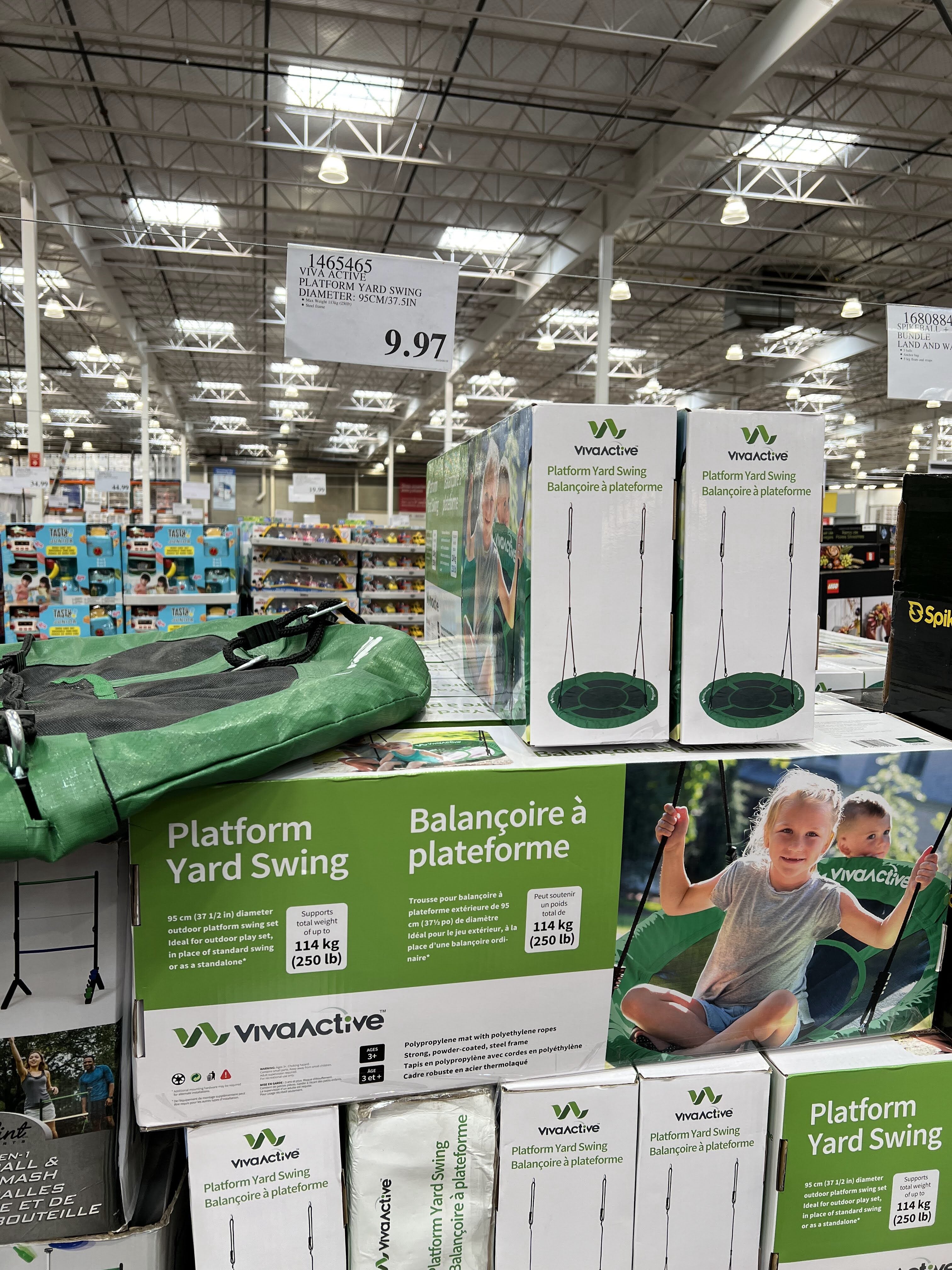 [Costco] Viva Active Platform Yard Swing 9.97 (instore ymmv