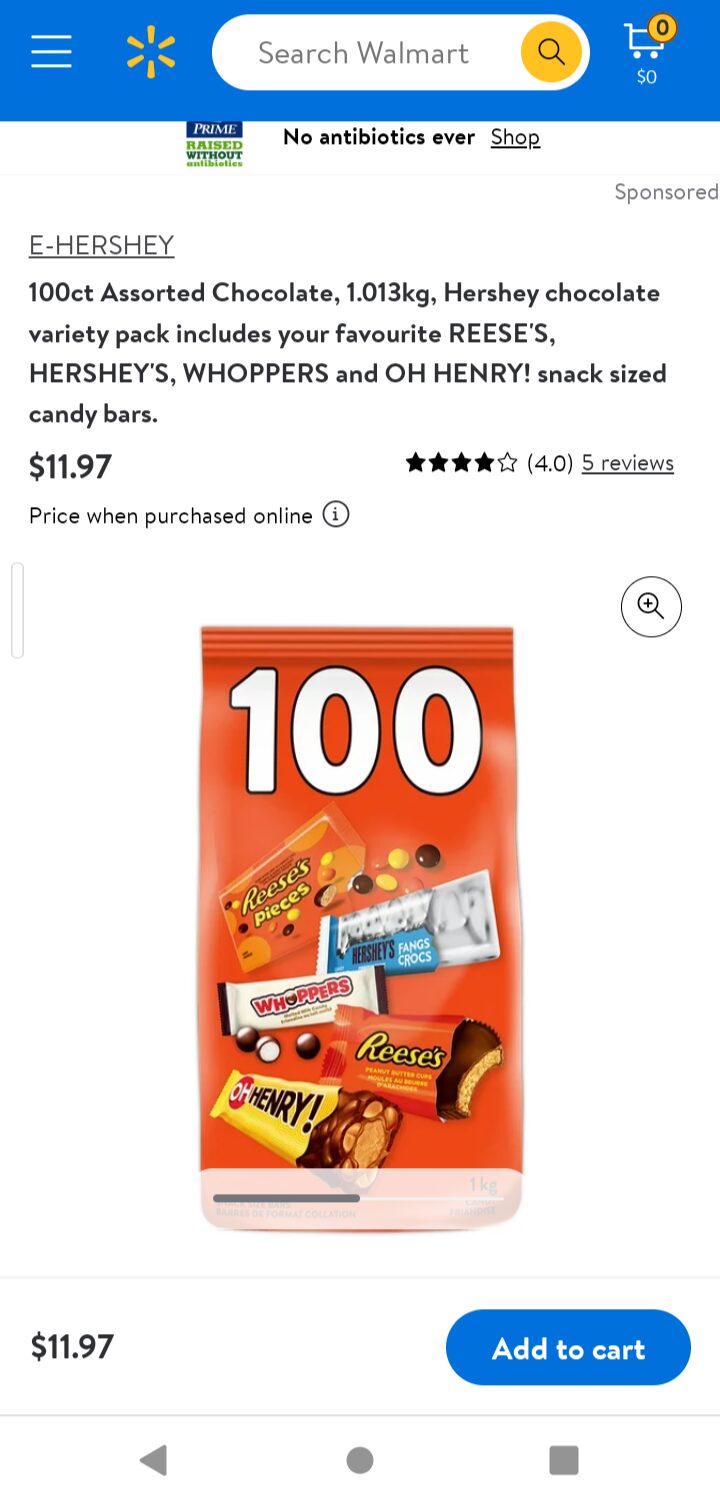 100ct Assorted Chocolate, 1.013kg 