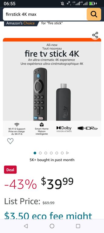 [Best Buy] [Black Friday] Fire TV Stick 4K Max - $54.99 - RedFlagDeals ...