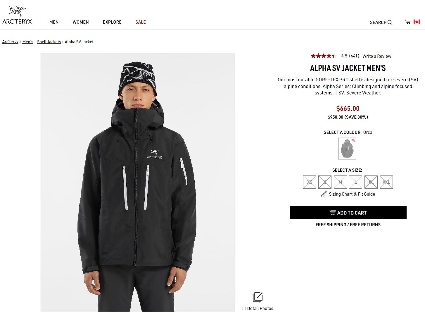 Arcteryx fission clearance sv sale