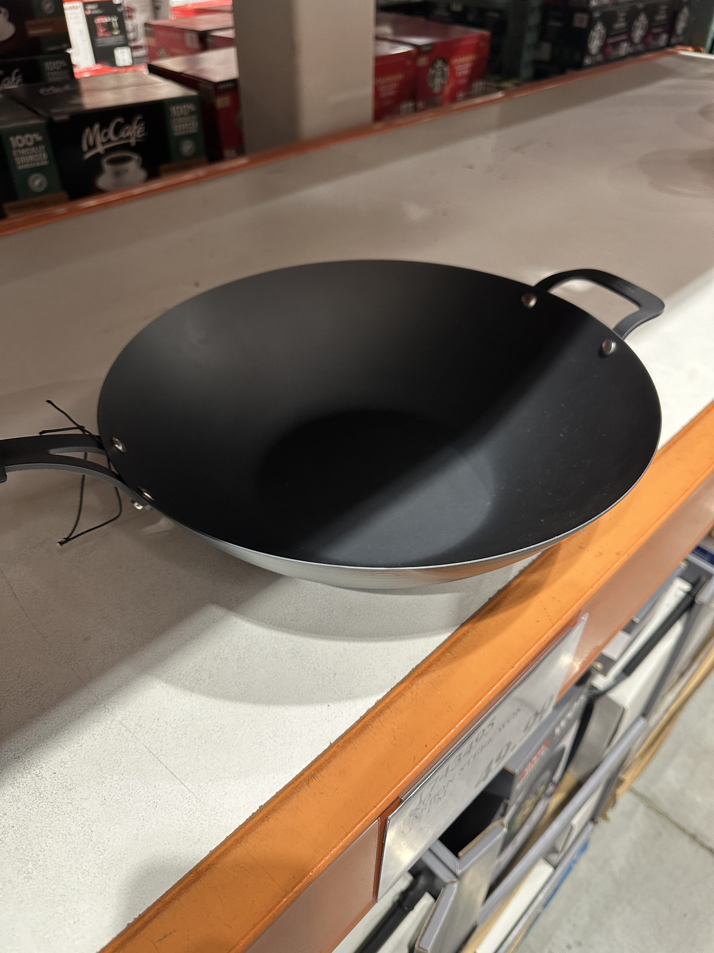 Oxo Obsidian Carbon Steel Wok · 12 Inch · Black