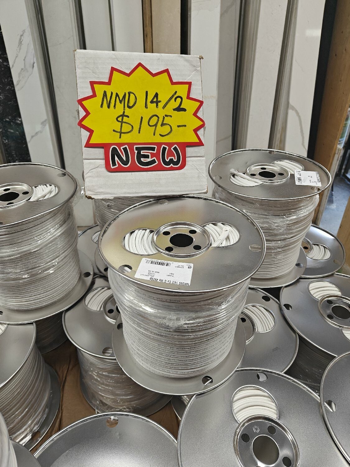 [Costco] 150m spool of 14/2 household copper wiring (