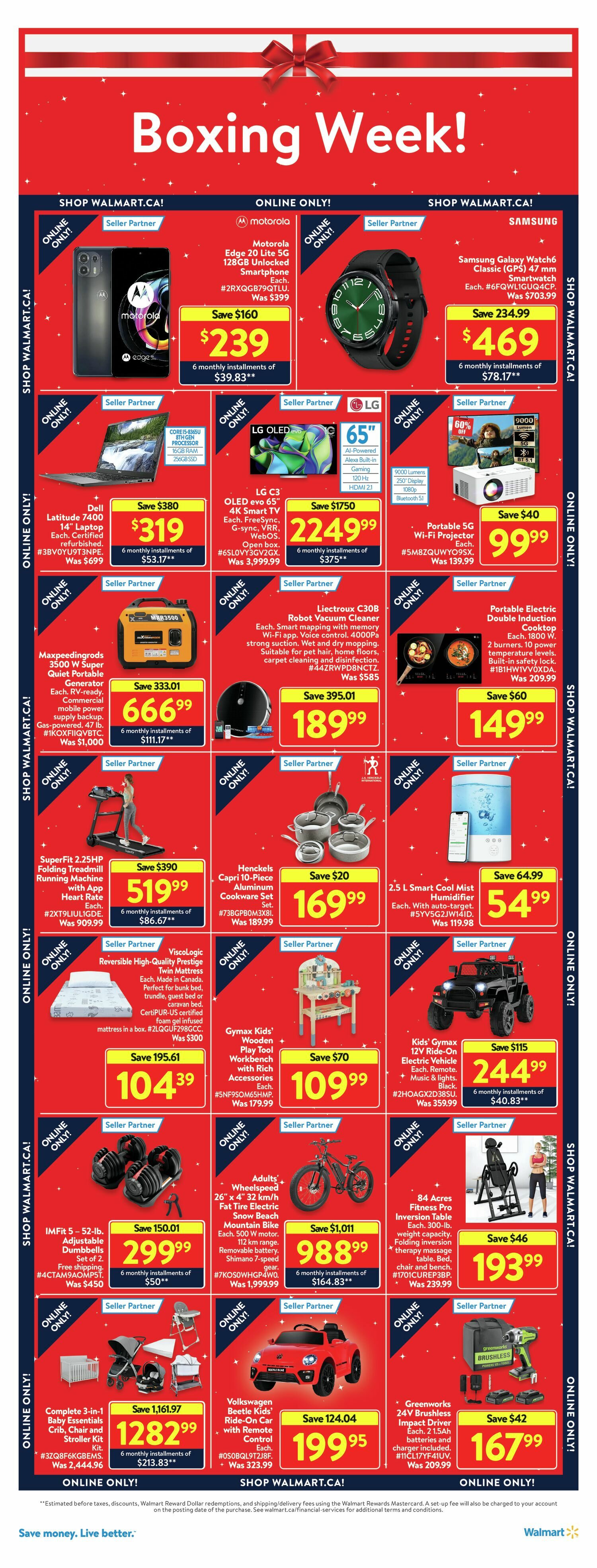 Walmart Boxing Day Sales 2023 - Boxing Week Deals Flyer