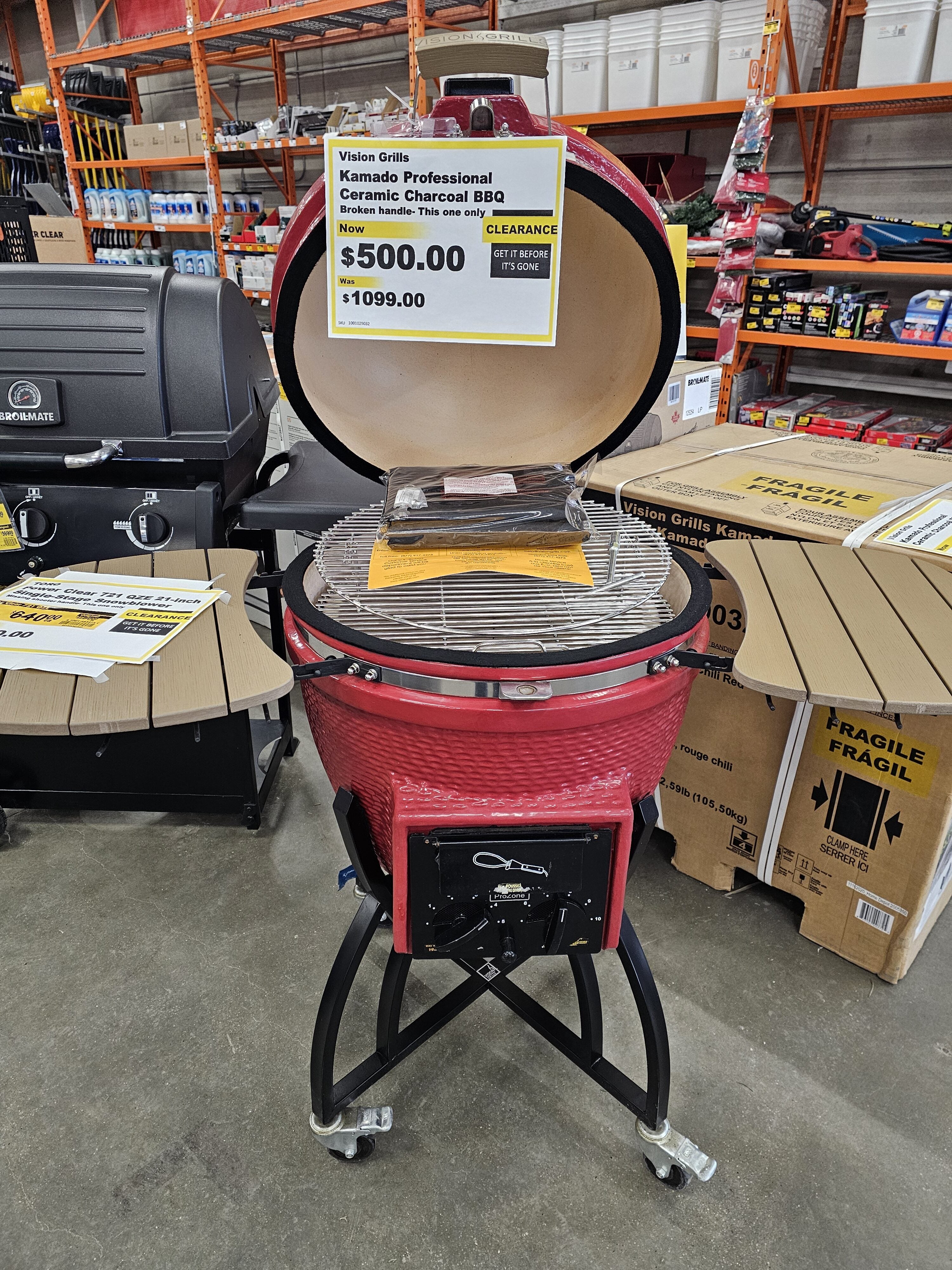 Home depot outlet kamado grill