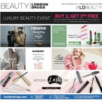 London Drugs - Luxury Beauty Event Flyer