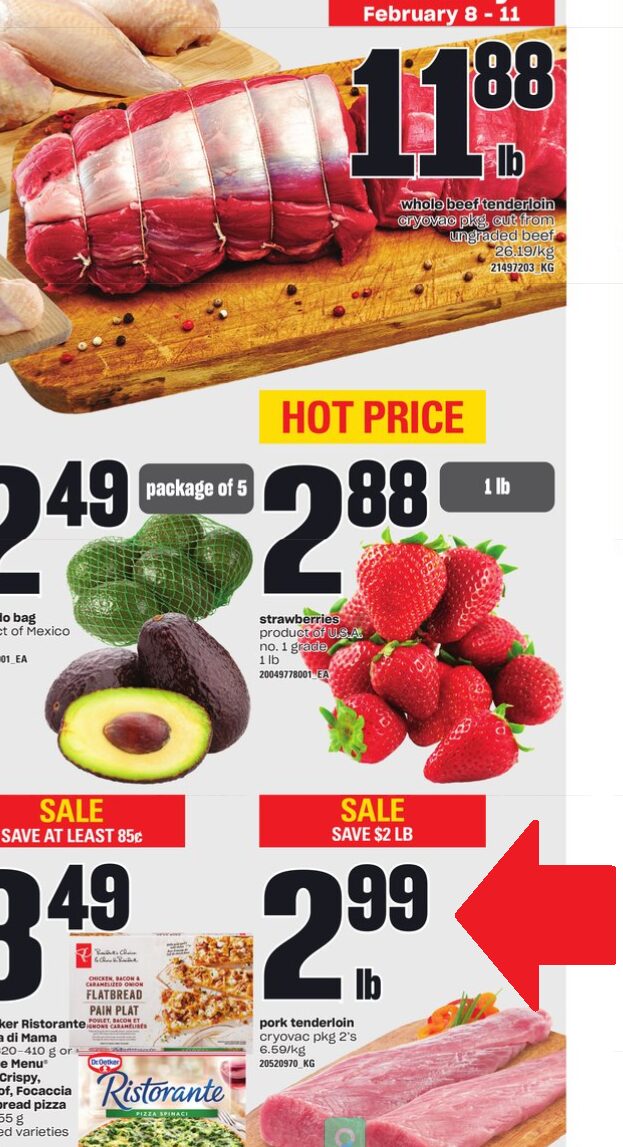 Loblaws] Beef tendeloin $11.88 a pound, expires 11 Feb ( Possibly