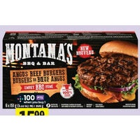 Montana's Canadian Angus Beef Burgers