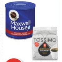 Maxwell House Ground Coffee or Tassimo Coffee Pods