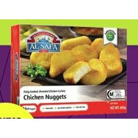 AI Safa Halal Breaded Chicken Nuggets, Burgers or Popcorn
