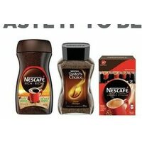 Nescafe or Taster's Choice Instant Coffee Regular or Decaf or Sweet & Creamy